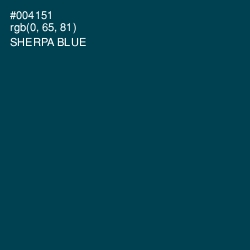 #004151 - Sherpa Blue Color Image